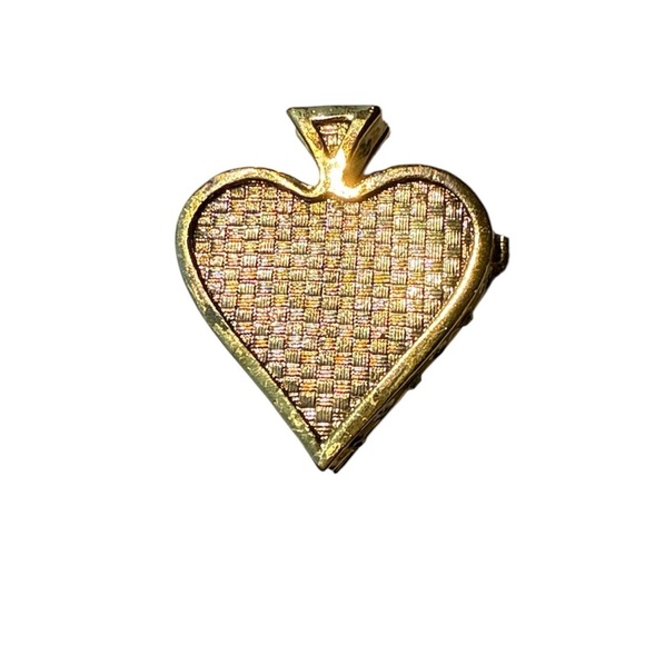 Welforth Jeweled Trinket Box ACE of SPADES, 2" wide - Picture 2 of 5